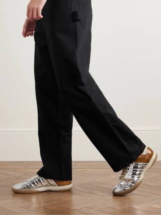 adidas Originals Shoes - ADIDAS ORIGINALS + Wales Bonner Samba Millennium paneled croc-effect and metalli